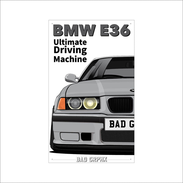 Banner BMW E36 Classic ToxicVinyls
