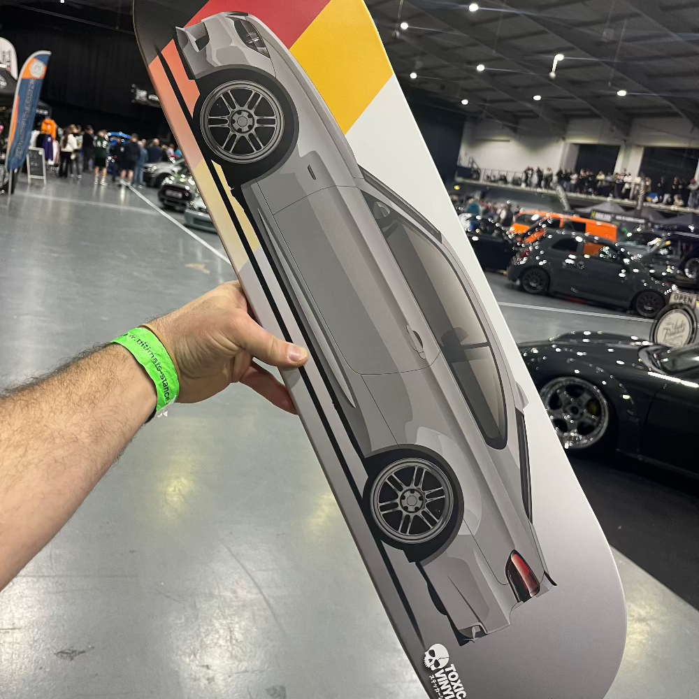 BMW E92 skate deck skateboard wall art