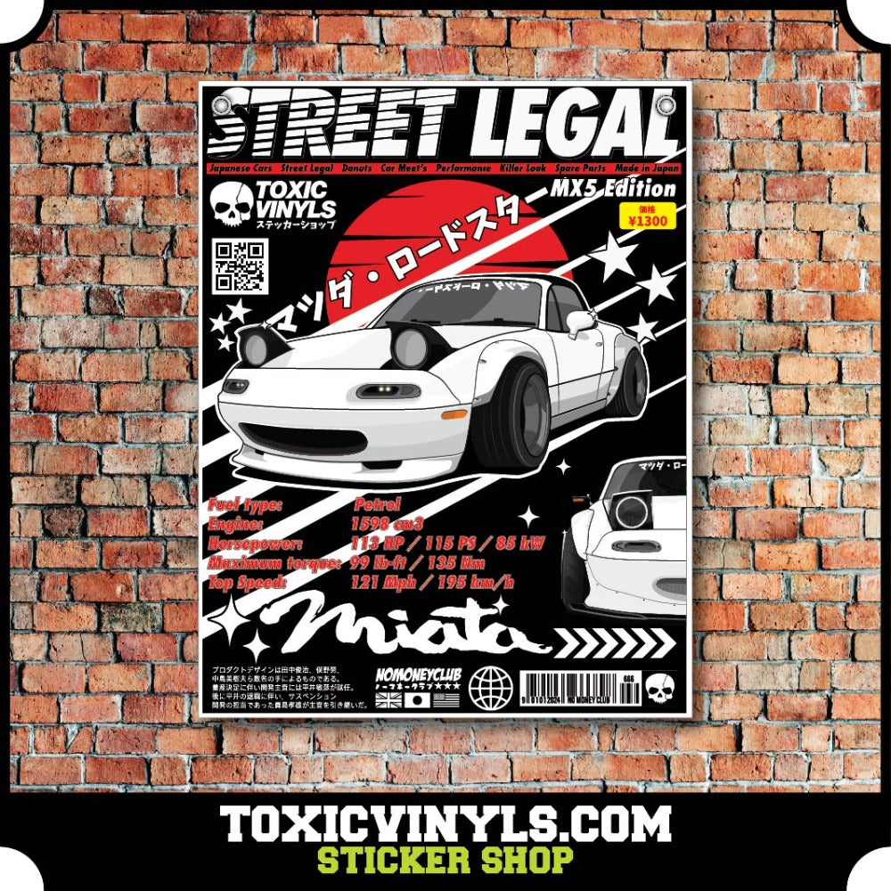 Mazda Miata MX5 JDM Workshop Banner