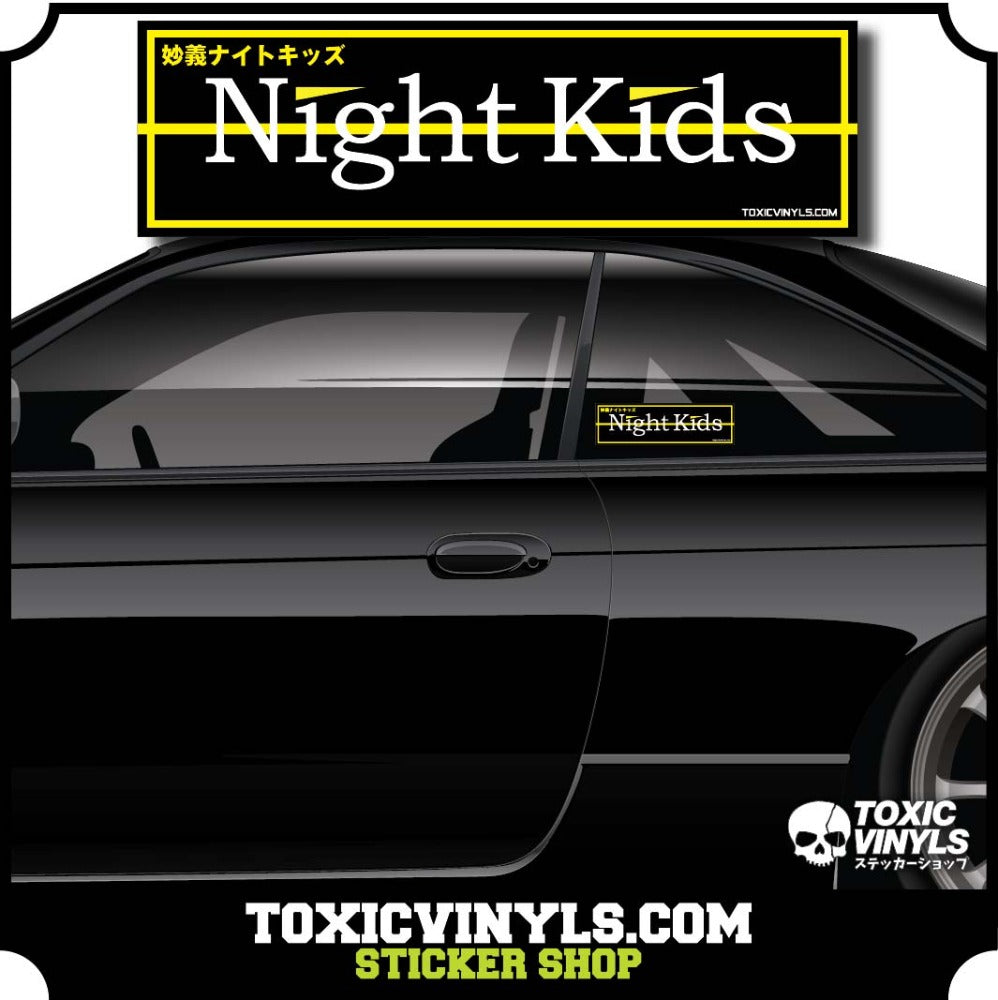 Night Kids Jdm Slap Sticker