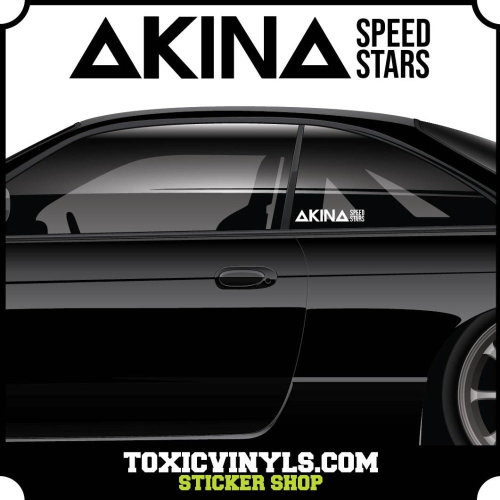 Akina Speed Stars Vinyl JDM Sticker