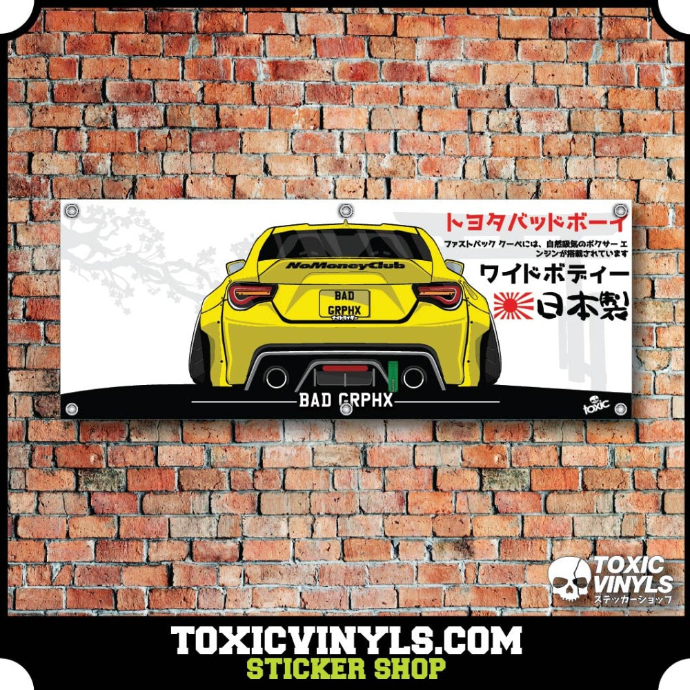 Toyota GT86 Subaru BRZ JDM Workshop banner