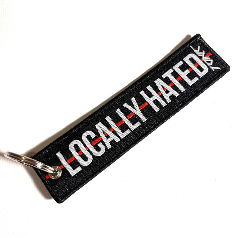 LOCALLY HATED key tag keyring remove before flyght keyring