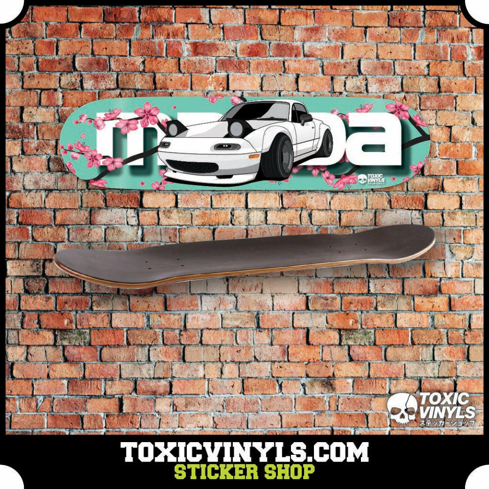 jdm skate deck mazda mx5 miata sakura branch
