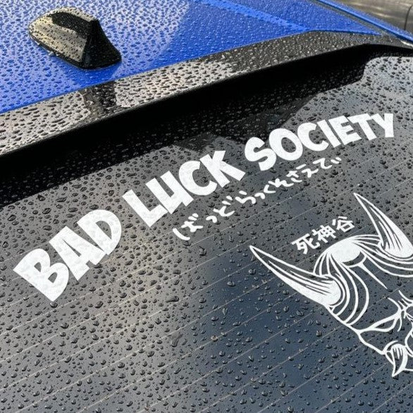 Bad Luck Society JDM Large Rear window graphic sticker