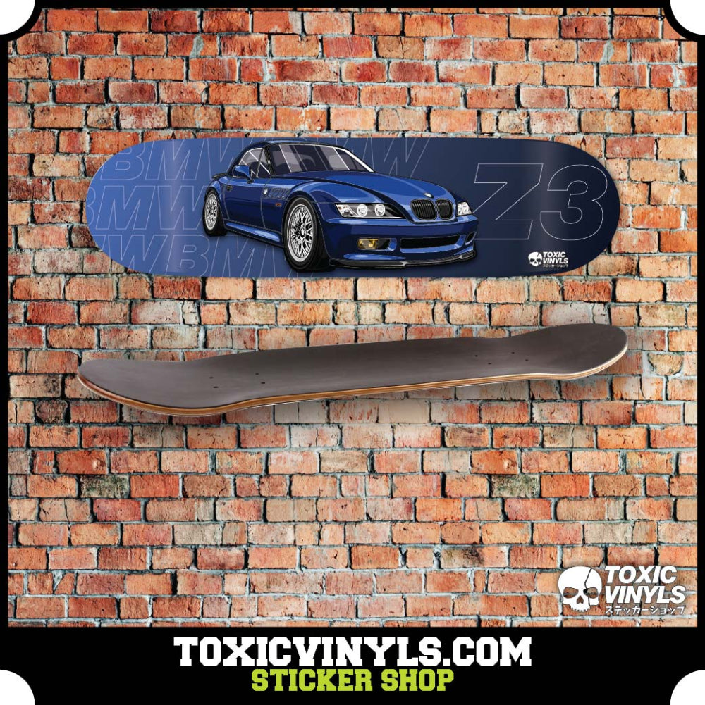 BMW Z3 Skate Deck Wall art