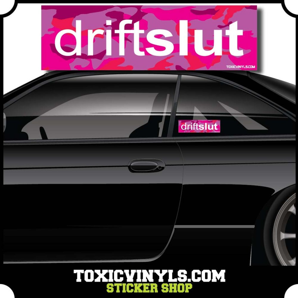 Drift slut slap sticker