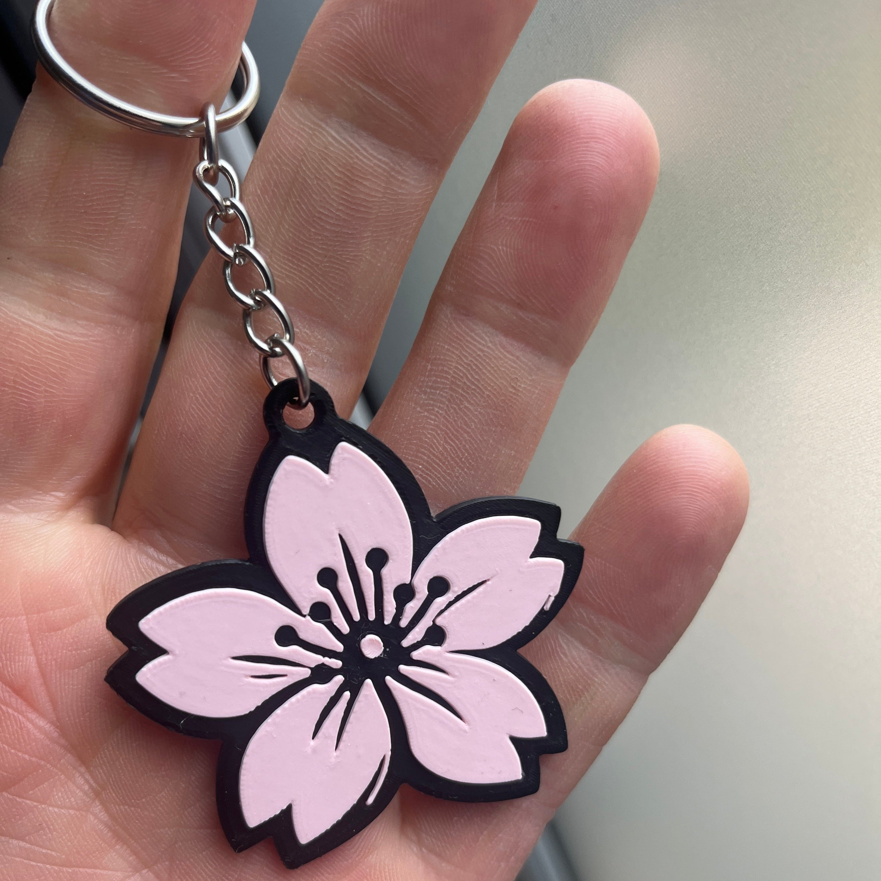 Sakura Flower Keyring