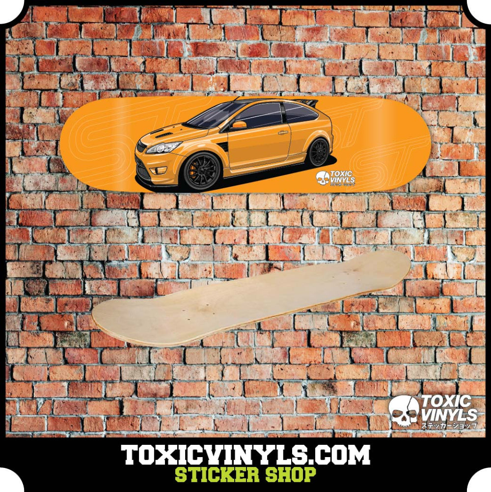 Ford Focus ST MK2 Facelift skate deck wall art