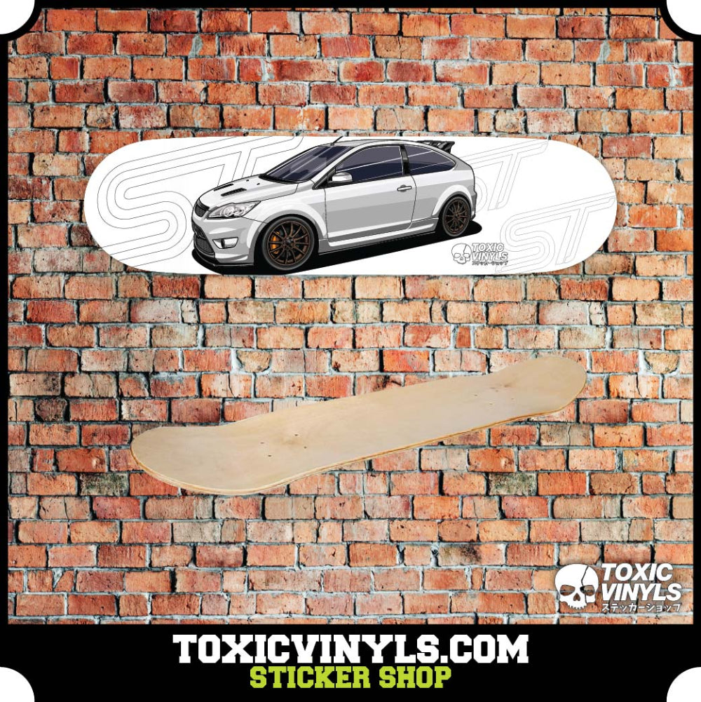 Ford Focus ST MK2 Facelift skate deck wall art
