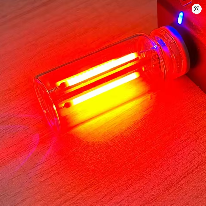 Red USB touch car Light bulb emitting red 