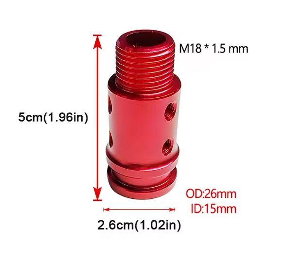 Aluminium No Thread Gear Knob Gear Shift Adapter
