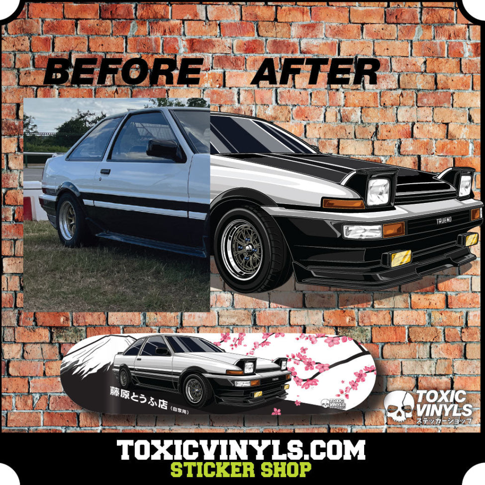 Personalised JDM Skate Deck