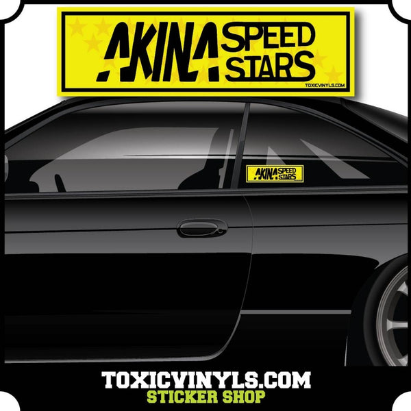 Akina Speed Stars JDM Slap Sticker – ToxicVinyls
