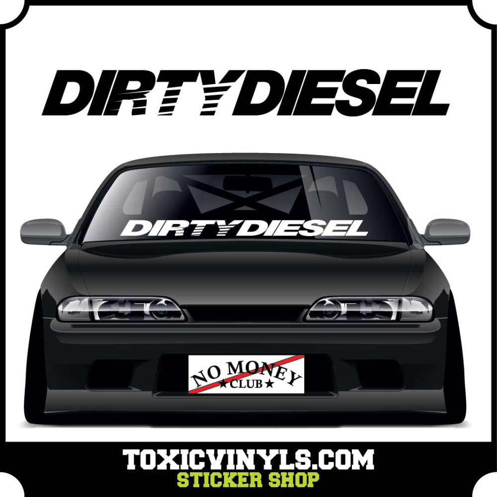 Decus Dirty Diesel L 1676 (Grigio) // Adesivo OEM JDM Style Vinyl Transfer Decus Dirty Diesel L 1676 (Grigio) // Adesivo OEM JDM Style Vinyl Transfer