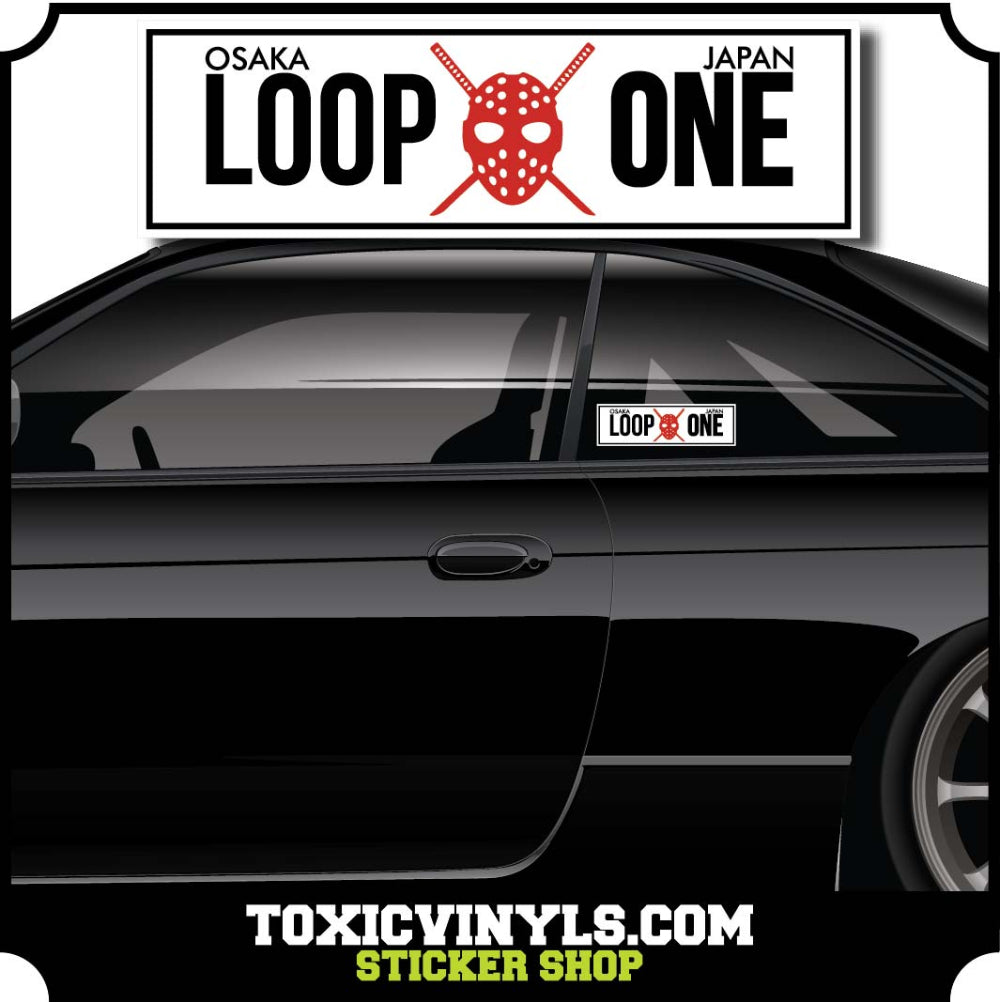 LOO[P ONE OSAKA JDM SLAP STICKER