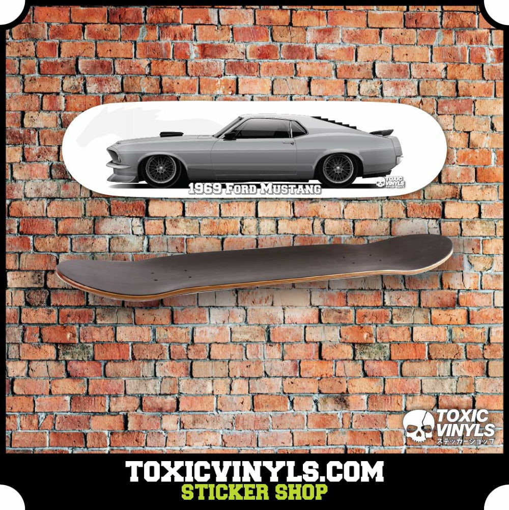 Ford Mustang 1969 skate deck wall art