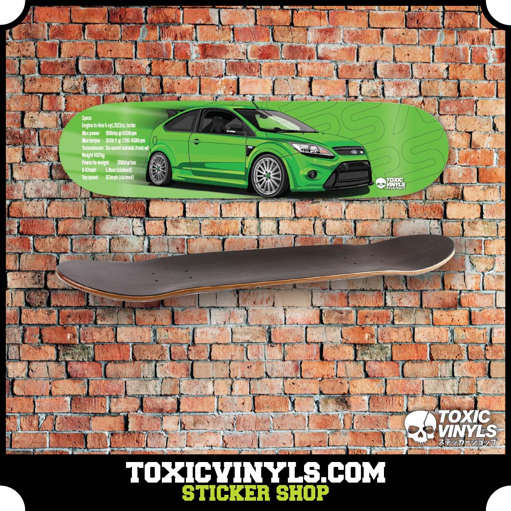 Ford Focus RS mk2 Skate Deck