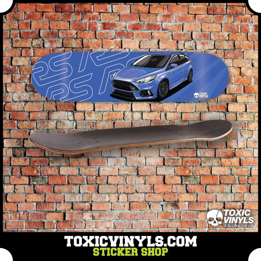 Ford Focus MK3 Skate deck wall art blue