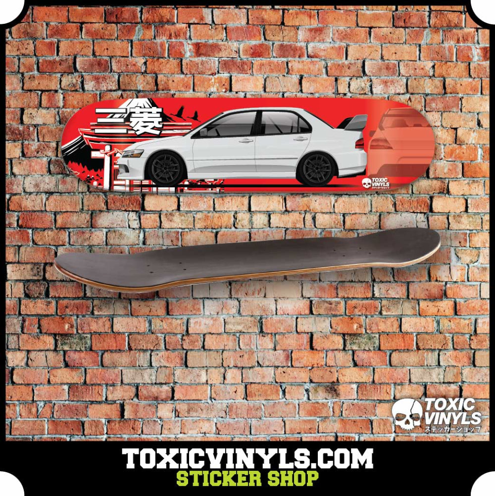 Mitsubishi Evo 9 jdm Skate deck wall art