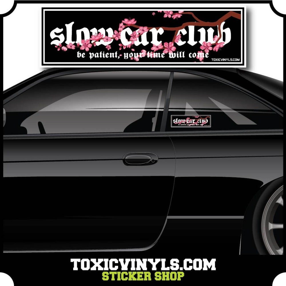 slow car club Slap Sticker