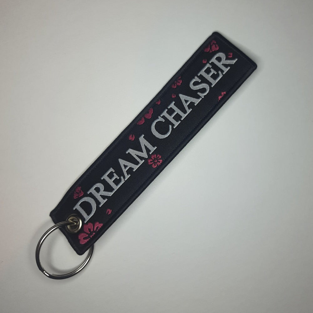Dream Chaser cherry blossom flowers keyring Key-tag