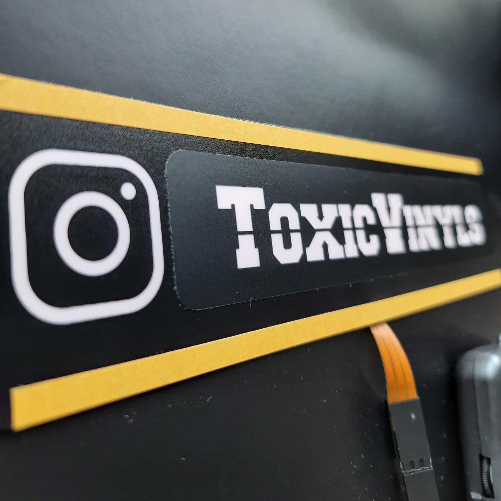 Personalised Insta electric sticker – ToxicVinyls