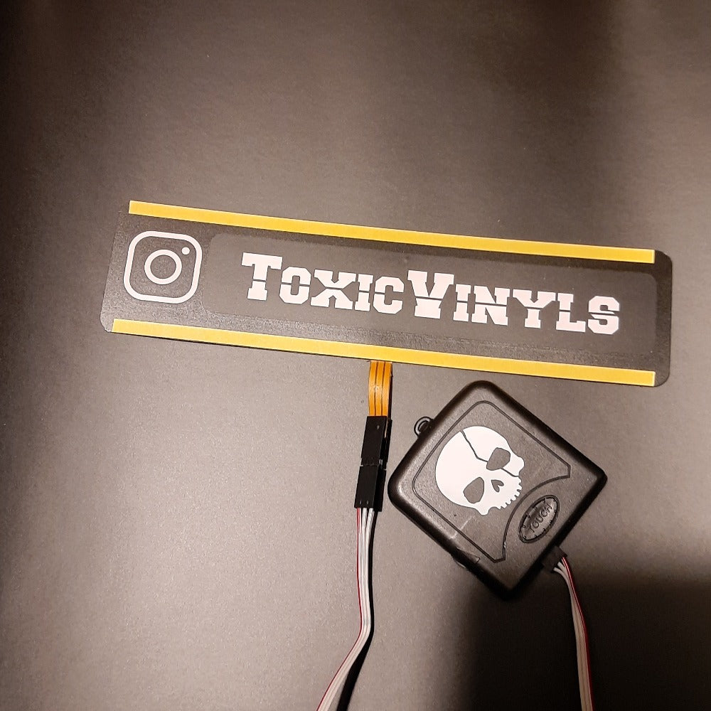 Personalised Insta electric sticker – ToxicVinyls