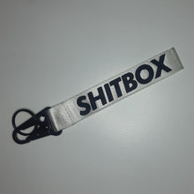 SHITBOX Keytag Keyring Key clip white