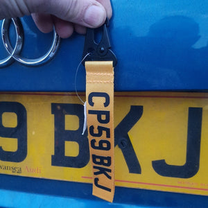 Personalised Key tag key clip keychain keyring lanyard