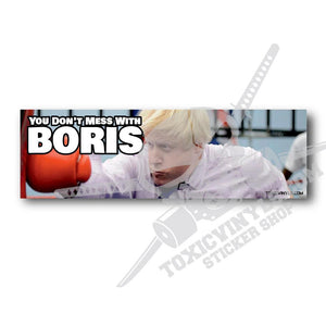 Boris Johnson Brexit Uk Slap sticker toxicvinyls