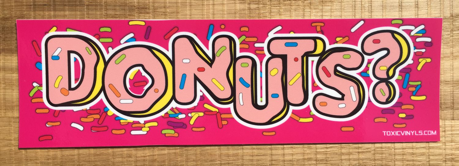DONUTS? Slap Sticker
