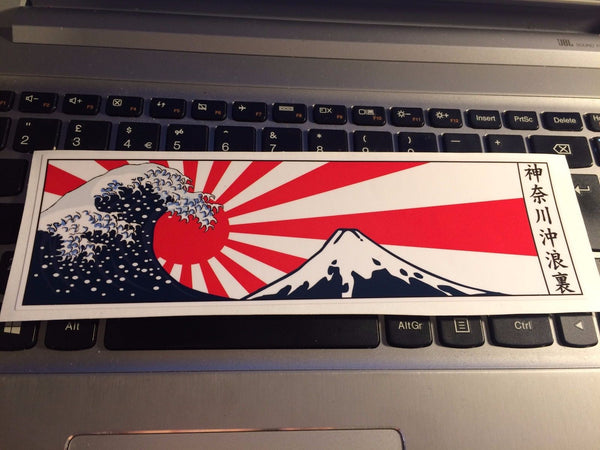 Great Wave of Kanagava Slap Sticker – ToxicVinyls
