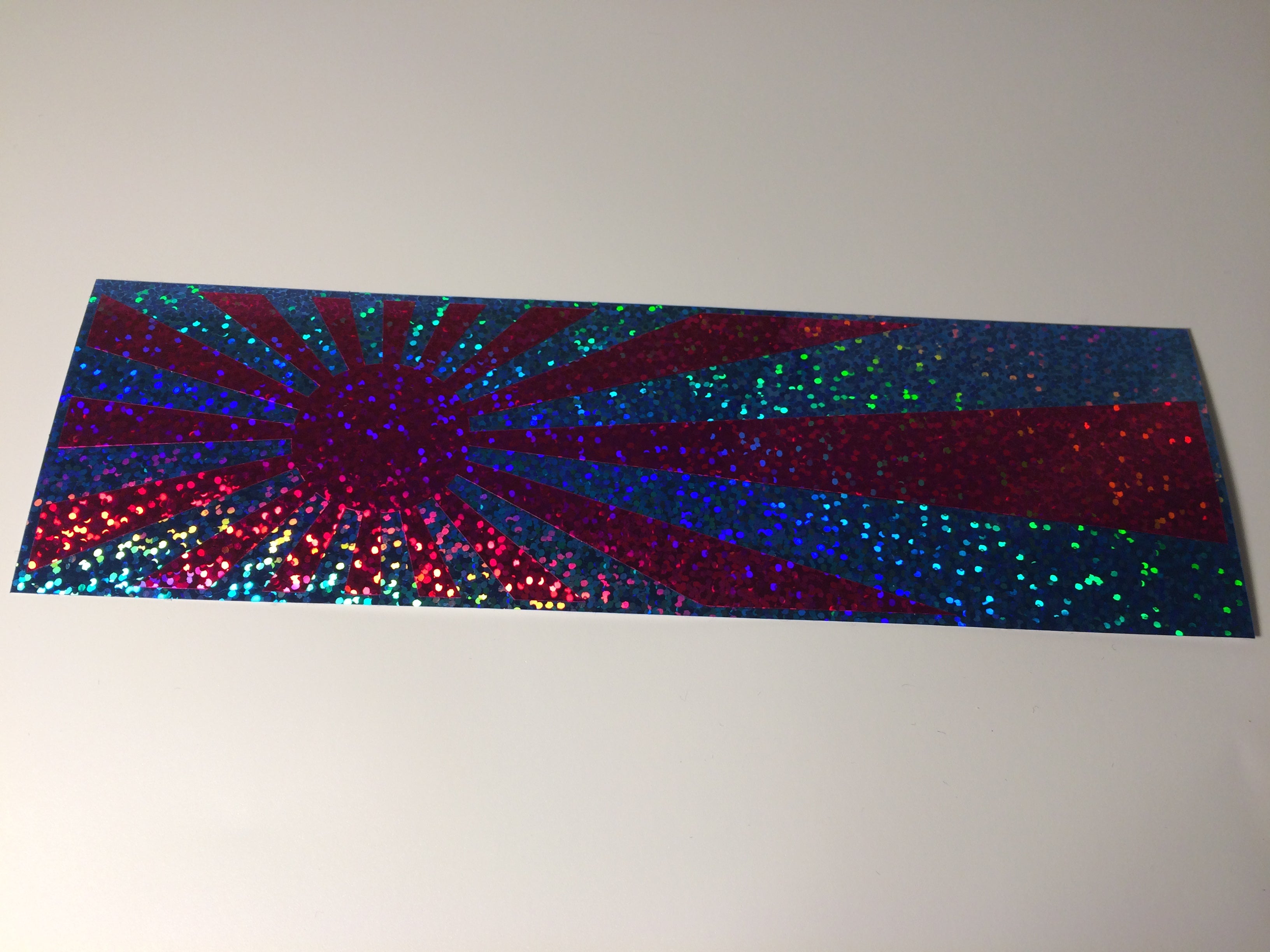 JDM Sunrise  Layered Slap Sticker Sparkle