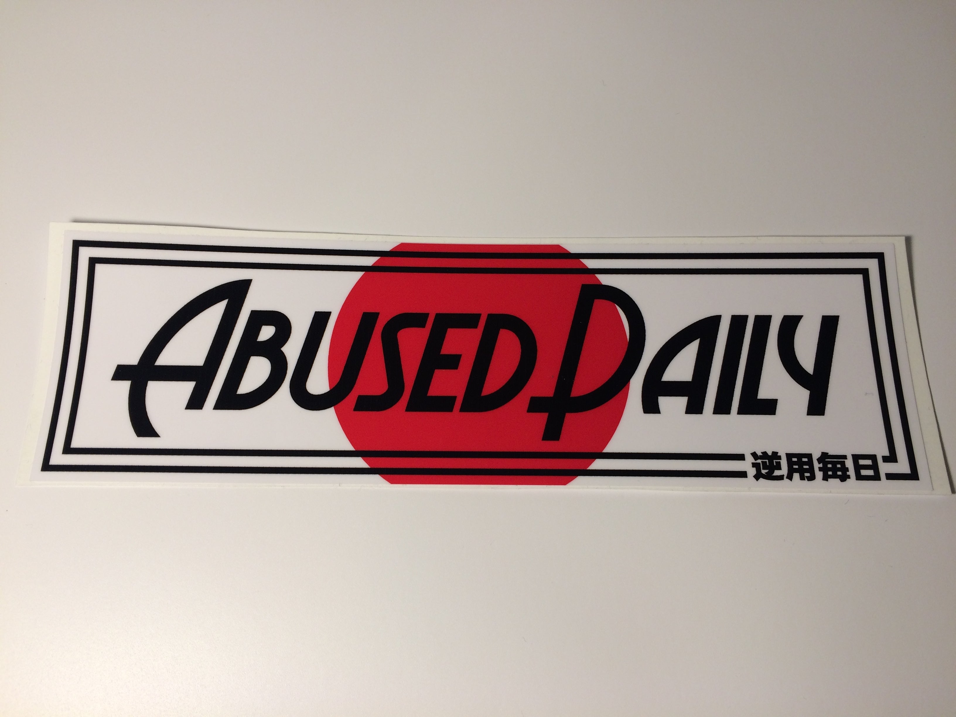 Abused Daily JDM Slap Sticker