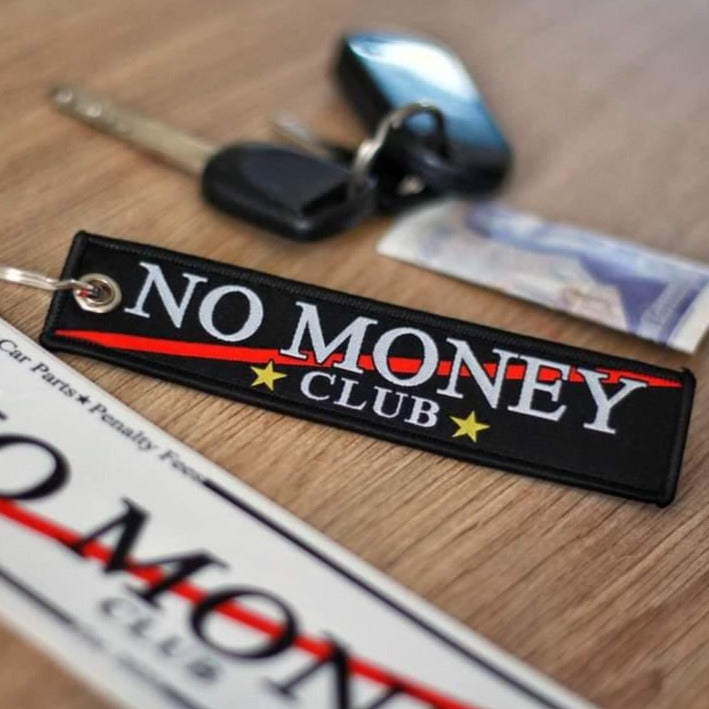 NO MONEY CLUB Key-ring Keychain