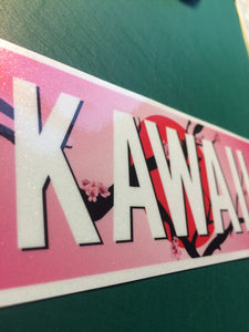 KAWAII Sparkle Slap Sticker
