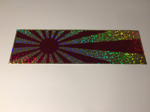 JDM Sunrise  Layered Slap Sticker Sparkle