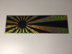 JDM Sunrise  Layered Slap Sticker Sparkle