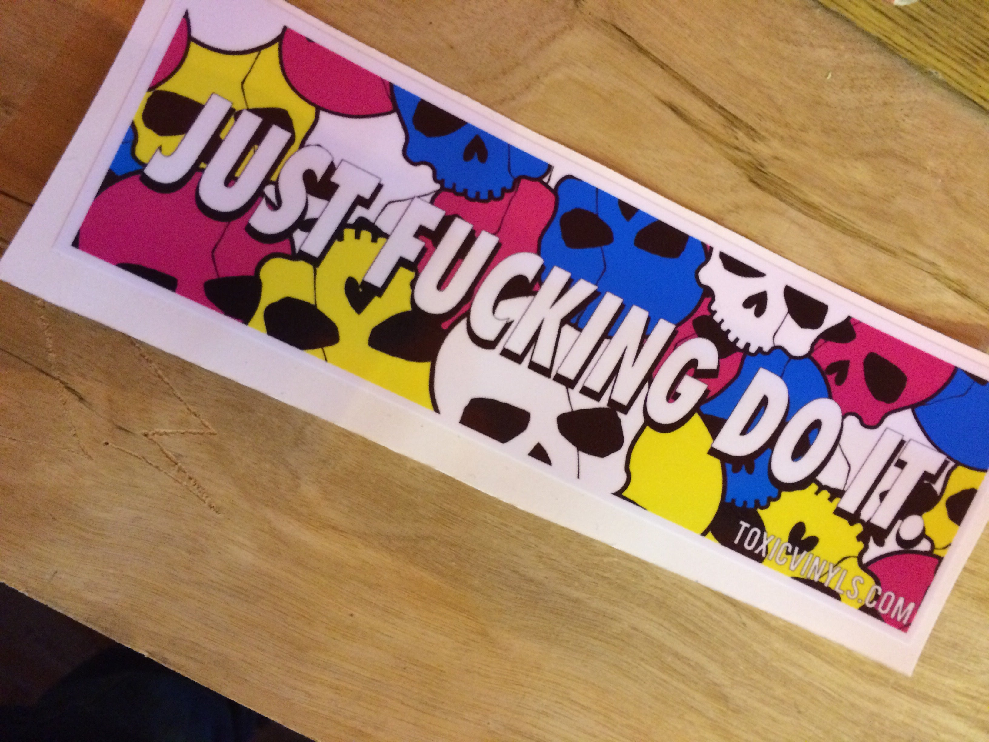 JUST FUCKING DO IT. Slap Sticker