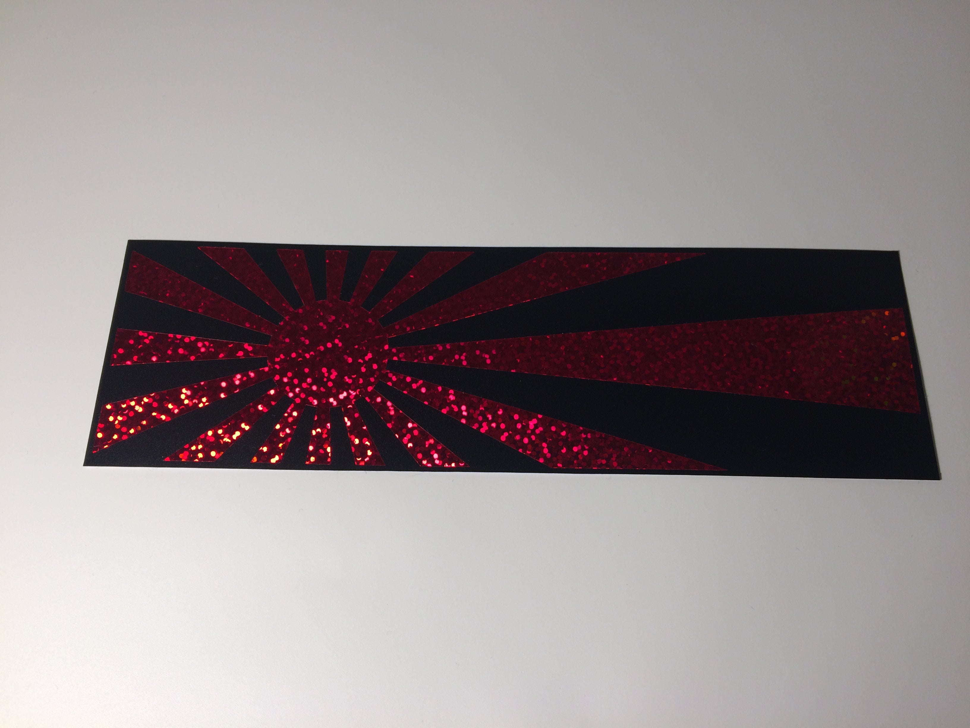 JDM Sunrise  Layered Slap Sticker Sparkle