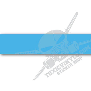 SINGLE COLOUR windscreen banner vinyl sticker