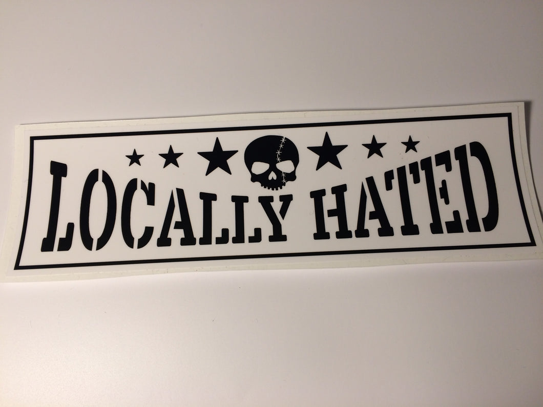 Locally Hated Slap Sticker