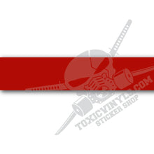 SINGLE COLOUR windscreen banner vinyl sticker