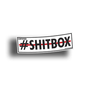 SHITBOX certified Slap Sticker