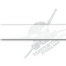 SINGLE COLOUR windscreen banner vinyl sticker
