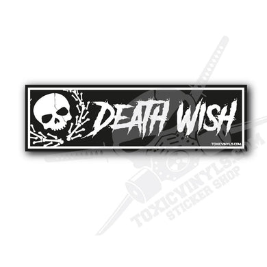 death wish slap sticker