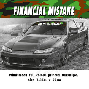Financial Mistake Sun stripe