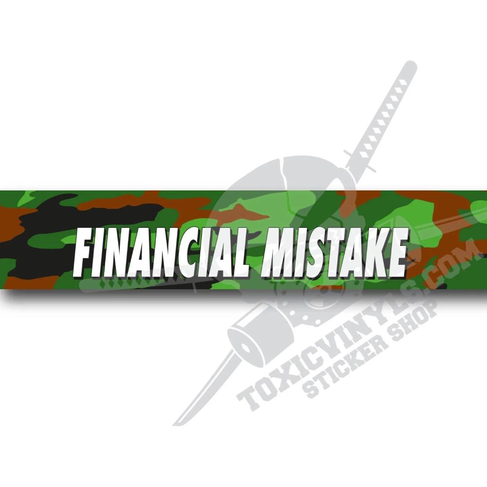 Financial Mistake Sun stripe