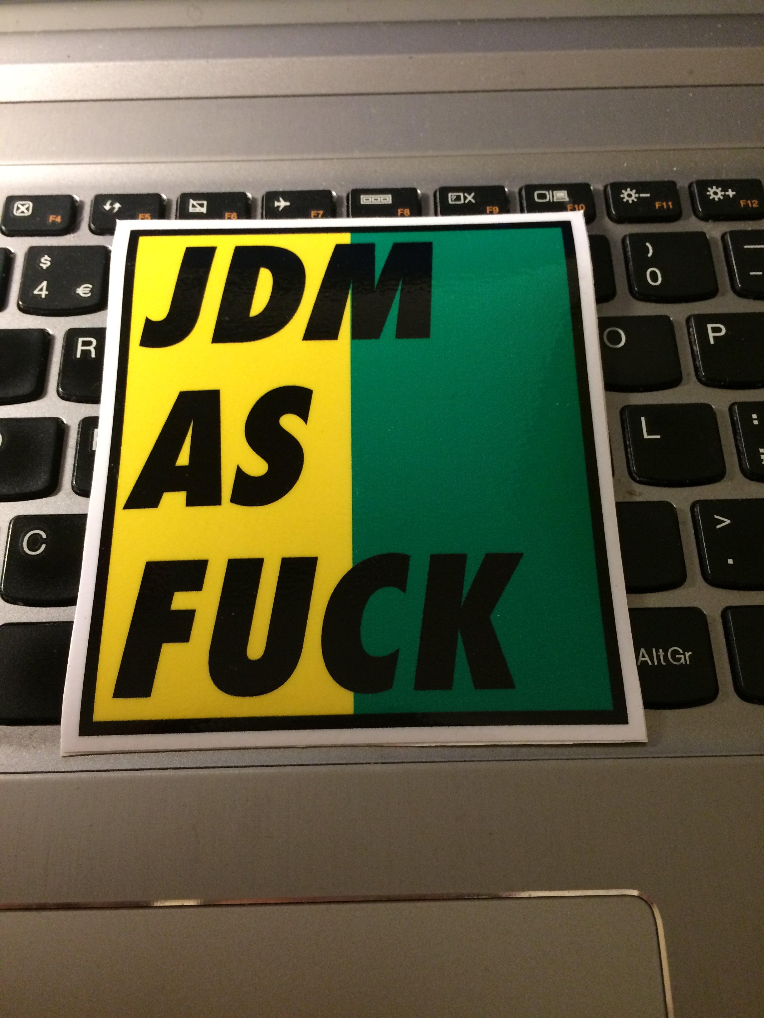 JDM AS FUCK Slap Sticker